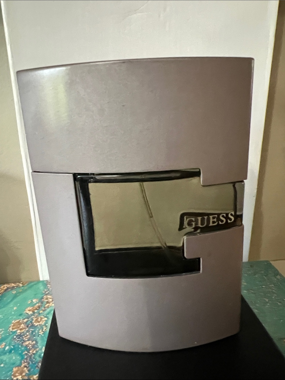 Guess Men's Fragrance Bottle in Matte Taupe and Black Accents